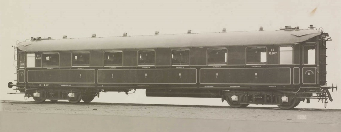 Figuur 5. rijtuig Staatspoor serie AB101 - 116