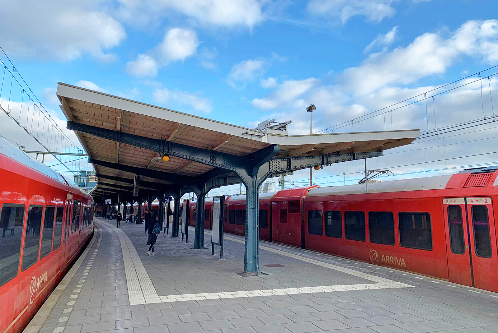 De overkapping op station Groningen die model staat voor de perronoverkapping op station Nienoord Zuid