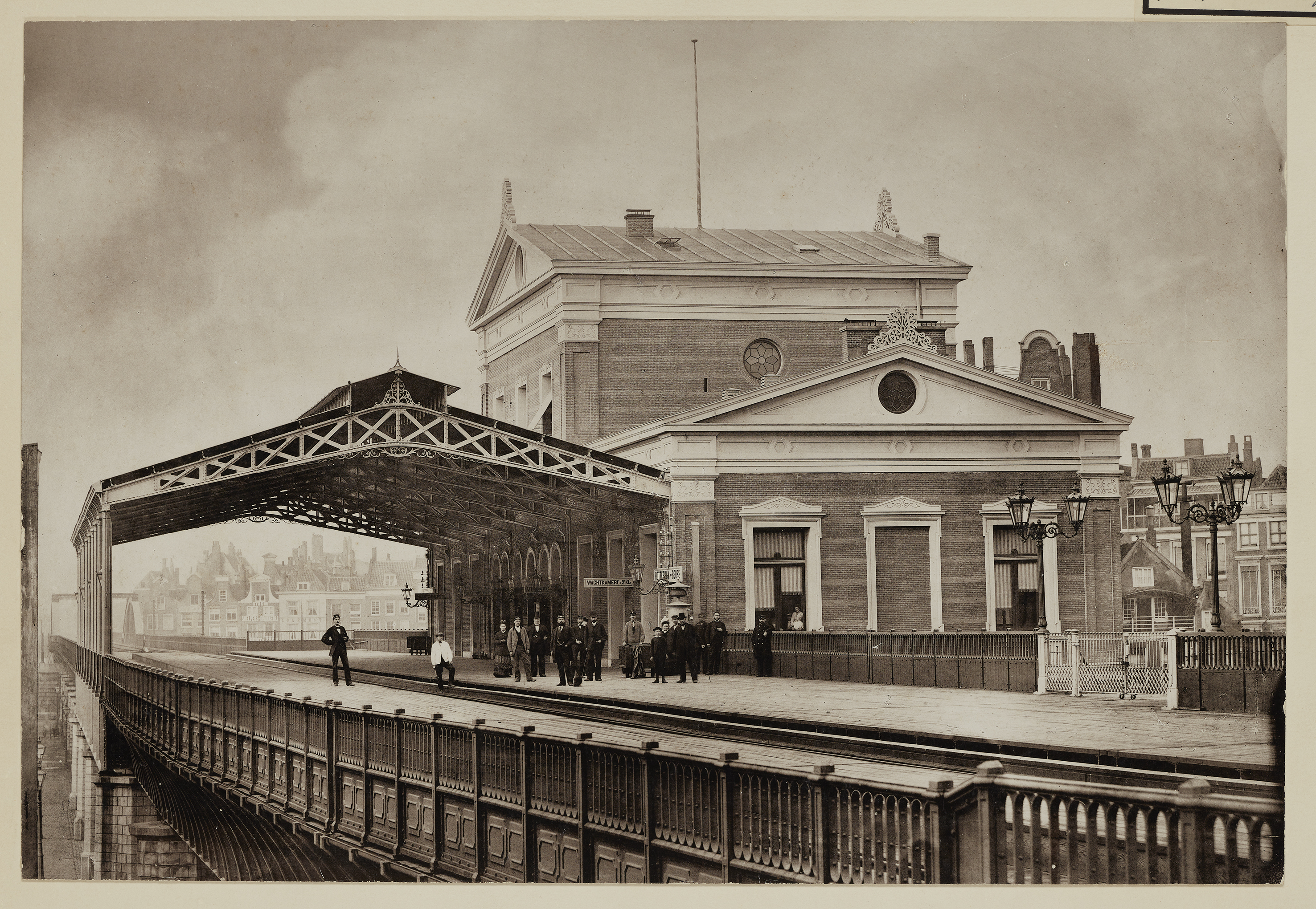 Station Rotterdam Beurs in 1877
